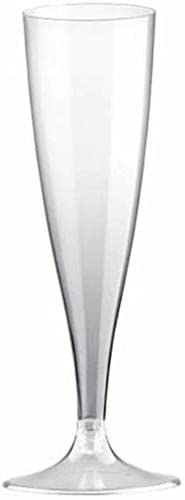 ADISERVE 240 VERRES A CHAMPAGNE - FLUTE CHAMPAGNE REUTILISABLE 10CL / 14CL PLASTIQUE TRANSPARENT