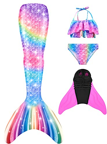 shepretty meerjungfrauenflosse mädchen Neuer Mermaid Tail Badeanzug für Erwachsene und Kinder,fenM9-130
