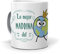 Regalo Divertido y Personalizado. Taza La Mejor Madrina del Mundo. Cerámica AAA - 350 ml.