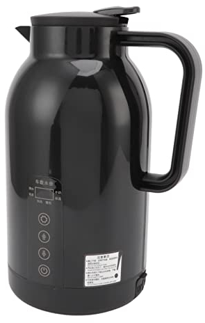 Topiky Tragbare Auto-Heiztasse, Edelstahl-Wasserkocher für Elektroautos, 1300 Ml Isolierte, Beheizte Reise-Smart-Kaffeetasse für Wasser, Tee, Kaffee, Milch