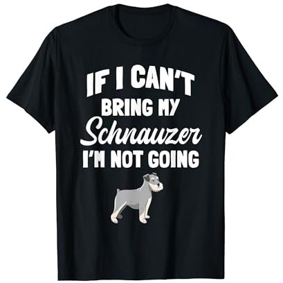 Schnauzer Museau fouetté en fil de fer pour amoureux des chiens T-Shirt