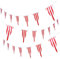 ifundom 3st Zirkus Zieht Fahnen Zirkusbanner Dreieckige Flaggen Zirkus-ammer-banner Rote Verzierung Ornamente Rot Zirkus-karnevalsstreifen-banner Dekorative Gegenstände Kind Draussen