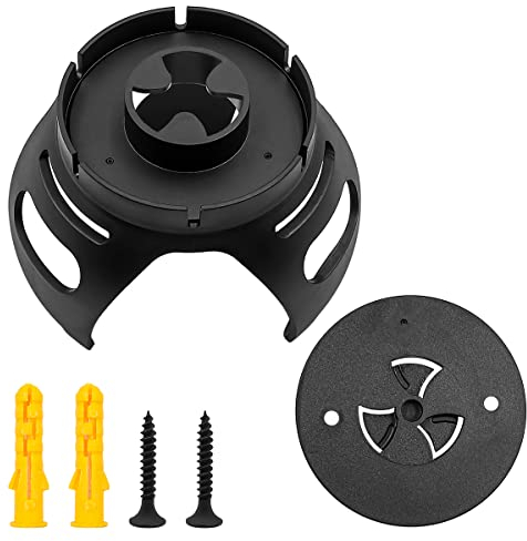 ANCLLO Lautsprecherhalterungen Wandhalterung Kompatibel mit Mini Echo Dot 4/5 Geeignet für runde Lautsprecher – Schwarz