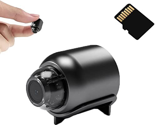PRATAK Mini WiFi Camera 1080p HD - Night Vision Included, Portable 1080p Full HD Mini WiFi Camera, Mini Wifi Camera Spy Wireless with Audio, for Home, Office, Store