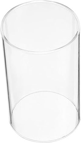 Glas-Hurricane-Kerzenhalter Röhrenschirm Klarglas-Zylinder-Kerzenhalter-Abdeckung 1 Stück (10 X 7 X 7 cm)