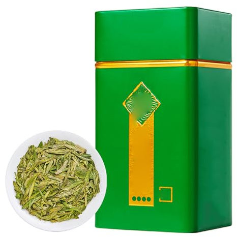 Thé Vert Chinois Longjing, thé Longjing Dragon Well, thé Vert Cueilli Avant la luminosité Pure, thé Vert Chinois en Conserve