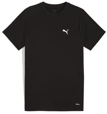 PUMA Unisex Evostripe Tee T-Shirts, Puma Schwarz, XL EU