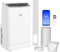 HOMCOM Portable Air Conditioner 14000BTU, Smart Home WiFi Compatible, App & Voice Control 4-in-1 Air Conditioning Unit with Dehumidifier, Cool, Fan and Sleep Mode, 24H Timer&Window Kit, White