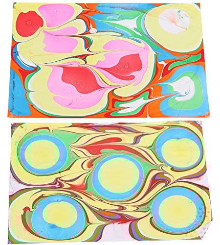 Mineralpigment Wassermarmorierung Mineralpigment in PVC-Flasche Ebru Art Tool Kindera4 18 Farben 6 Ml (bunt3)