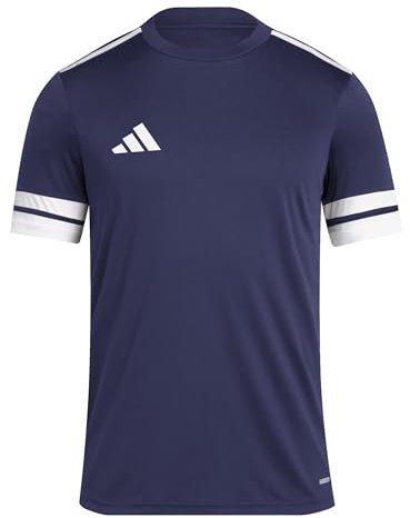 adidas Hombre SQUADRA25 Jersey Short Sleeve, Team Navy Blue 2/White, L