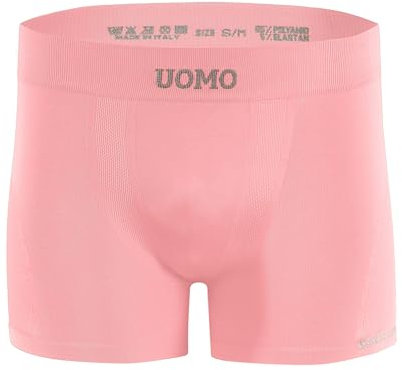 sesto senso Boxer Hommes sans Couture Rétro Caleçons Slips Confortable Trunks Basique Culotte sous-vêtements Uomo S/M Rose