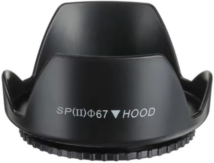 Repuesto Parasol 67mm para Lentes de Cámara | Compatible con Canon, Nikon, Olympus, Pentax, Sony