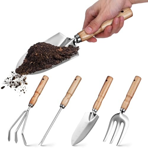 TOYANDONA 1 Ensemble Ensemble d'outils de Jardin Outil de Jardin Trousse Hommes Râteau bêche spatule de Jardin pour Femmes d'amant végétal Tige de frêne de Mandchourie
