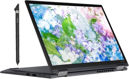Lenovo Thinkpad X13 Yoga Laptop 2-in-1 Computer Touchscreen, 13.3in FHD PC, Intel Core i7-10th, 16GB RAM, 256GB SSD, HDMI, Qwerty Keyboard, Win11 Pro (Refurbished)