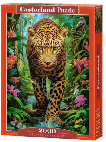 Castorland Puzzle Leopard in der Wildnis - 2000 Teile Legespiel