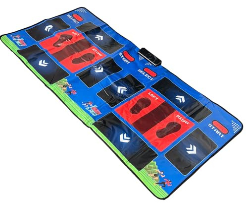 Track and Field Game Matte für TV mit 25 Sportspielen für Kinder und Erwachsene Multiplayer AV und HDMI Anschluss Fitness Spaß und Bewegung Zuhause