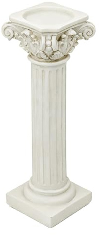 Römische Säule auf einem Säulensockel Vintage Figur Tischskulptur