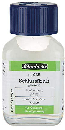 Schmincke - Barniz final, brillante y elástico, para pintura al óleo, 60 ml