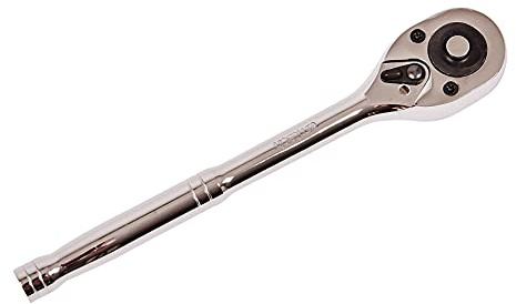 Amtech - 1/2in Quick-Release Ratchet, high-Torque Drive with Forward/Reverse Lever for Automotive and Workshop Fastening (1/2in)