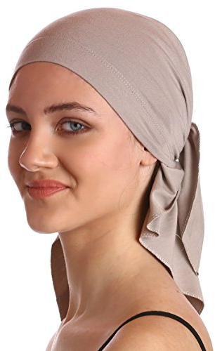 Deresina Headwear Unisex Extra grobes Bambus Bandana, Multifunktionale Kopfbedeckung, Bambus Chemo Kopftuch, weich dreieckiges Bandanas (Umber)