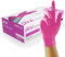 UNIGLOVES Magenta Pearl GP8502 Lot de 100 gants jetables en nitrile sans poudre et sans latex Taille S