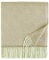 Linen & Cotton Klassische Weiche Wolldecke Decke Merino Wolle Wohndecke Kuscheldecke Diamond mit Rautenmuster - 100% Merinowolle, Beige Creme (140 x 200 cm) Tagesdecke Plaid Überwurf Couch Sofadecke