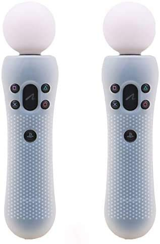 1 Paar rutschfeste Silikon-Schutzhülle für Playstation PS4 VR Move PS Move Motion Controller