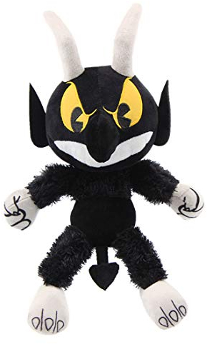 uiuoutoy Plüsch Kuscheltier Puphead Ghost Cagney Carnantion Devil Boss Plüschtier Puppen Spielzeug Geschenk (Devil Boss)