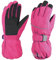 TRIWONDER Kinder Handschuhe, Warme und Winddichte Skihandschuhe für Laufen Skifahren Wandern Snowboard (Rosenrot, M (7-10 Jahre alt))