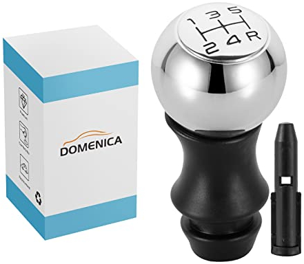 DOMENICA 5 Gang Schaltknauf Schalthebel Kompatibel für Peugeot 106 107 205 206 207 301 306 307 308 406 407 408 508 605 806 807 2008 3008 5008 Citroen C2 C3 C4 C5 Picasso Saxo Xsara Elysee
