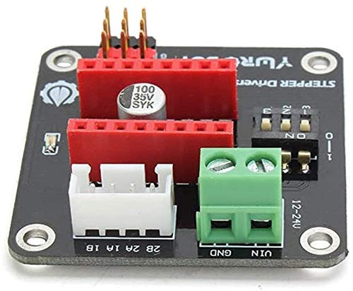 Greendhat Druckerteile 10 Stück 2 Stepper 3D Drucker 4Motor Drive Erweiterungsplatine 8825 / A4988 Treiberplatine