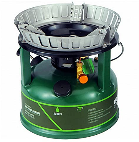 YYUINU Cuisinière à fioul - Convient pour l'essence, le diesel, l'alcool et le camping - Pour les randonnées en plein air - Pour 2 à 5 personnes, A