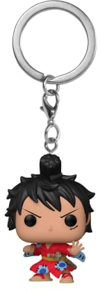 Funko Pop! Keychain: One Piece - Monkey D. Luffy in Kimono - Monkey D. Ruffy - Neuartiger Schlüsselanhänger - Vinyl-Minifigur Zum Sammeln - Strumpffüller - Geschenkidee - Anime Fans - Minifigur