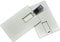 Pendrive USB 3.0 Flash Drive Credit Card ATM 32 64 128 256GB Memory A10 (Silver, 32GB)