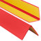 ProfiPVC Cornière PVC 50x50mm, 200cm - Baguette d’angle de protection, profilé d'angle caoutchouc autoadhésif - Protection d'angles et rebords, flexible, facile à installer, Rouge