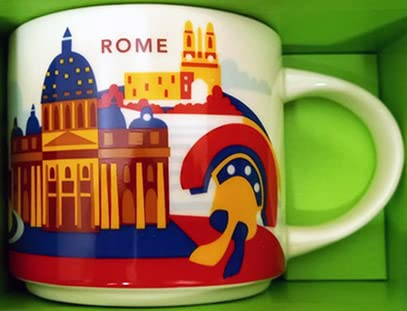 STARBUCKS City Mug You Are Here Collection Rome, tazza da caffè