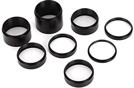 8 Pz/set Anello Adattatore Obiettivo Tubo di Prolunga Kit3/5/7/10/12/15/20/30mm Telescopio Astronomico Accessorio Camera Tubo Telescopio Coperture Per L'osservazione