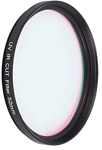 Filtri per Obiettivo della Fotocamera, Filtro per Obiettivo UV IR in Vetro Ottico Filtro per Obiettivo a Infrarossi, per Fotocamera DSLR 67mm (52 mm)