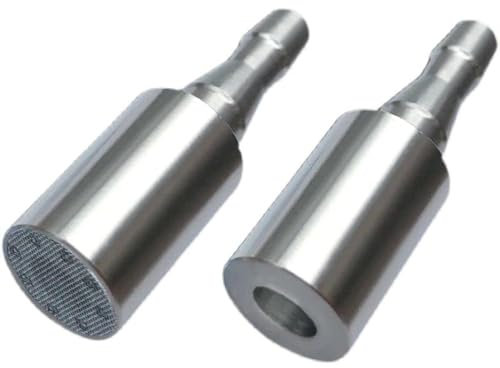 NentMent 2 Pack Water Bottle Pump Tubing Sinker Tube Hose End Weights Drop Tip Stainless Steel Filter Head for 5 Gallon Water Dispenser Bottom Loading Water Cooler Heater Countertop Kongfu Tea Tray