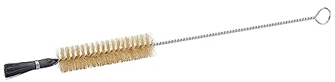 Gerlon - Flaschenbürste mit Scheueraufsatz aus harten Naturborsten für eine effektive Reinigung von Flaschen und Flaschen