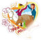 Spreadshirt Bibi Und Tina Pferdemädchen Herz Sticker, max. 10x10 cm, 10 x 10 cm, Transparent glänzend