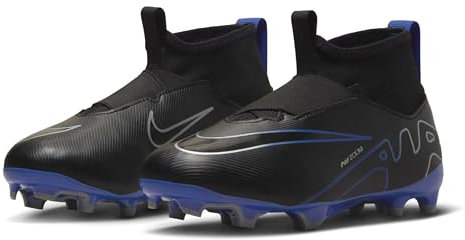 NIKE Jr Mercurial Superfly 9 Academy Black/Chrome-Hyper Roya, Sneaker, Negro, 36 EU