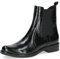 CAPRICE Damen Chelsea Boots Kleiner Absatz Elegant, Schwarz (Black Naplak), 40 EU
