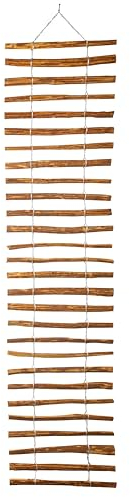 BOGATECO Rankgitter aus Haselnuss für Kletterpflanzen | 50 x 200 cm | Holz Rankhilfe Perfekt für den Garten, Balkon und Terrasse, Braun