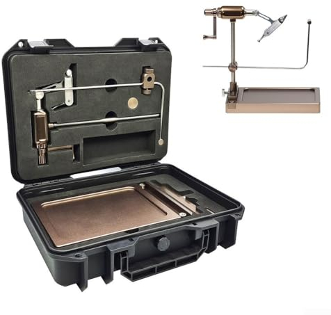360-degrees Rotation Fly Fishing Fly Hook, Fly Tying Vise, Fishing Hook Tool, for PRECISION Knife-Sharpener System, Fly Fishing Accessories