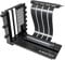 VGM 2 Vertical GPU Mounting Kit, High-Speed PCIE 4.0 x 16 Riser Cable, 244mm Flexible Extender Card with 90-Degree Extension Port, Only Support 7 PCIe Slots Full-Break, 3 Slots GPU Holder - Black