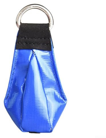 Zilimontt Bolsa de peso flexible para actividades de arborista y escalada, cuerda de escalada y deportes al aire libre (azul, 210 g)