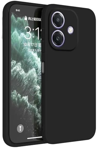 Topme Cover per OPPO A40 / OPPO A40m / OPPO A60 5G (6.67 Inches) Custodia Case, Protezione Della Pelle Della Custodia in Silicone Tpu - Nero