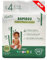 Naty Bamboo Baby Windeln aus Bambus-Viskose – Seidenweich, pflanzenbasierte Windeln, Dermatologisch getestet für empfindliche Haut & super saugstark (Größe 4, 144 Stück)