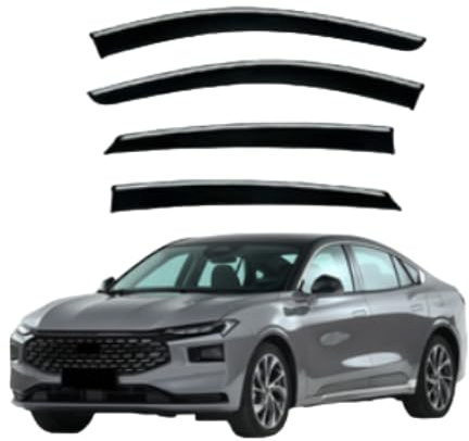 ZLxsmy Windabweiser Regenabweiser für Ford Mondeo mk5 2022,Energieeinsparung durch Belüftung, Verringerung von Lärm und Luftturbulen